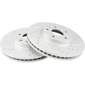 KAC - Disc Brake Rotors | Brake Kit for Ford 2013-2020 Fusion 2.5L, Ford 2014-2020 Fusion 1.5T, Ford 2013-2020 Fusion 2.0L, Ford 2013-2020 Fusion 2.0T,Automotive Replacement Brake Rotors,54196
