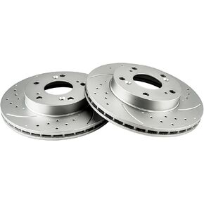 KAC - Disc Brake Rotors | Brake Kit for Honda 2006-2011 Civic 1.8L, 2006-2010 Civic 1.3L, Acura 2002-2006 RSX, Honda 2011-2012 2015 C-R-Z Automotive Replacement Brake Rotors,31311