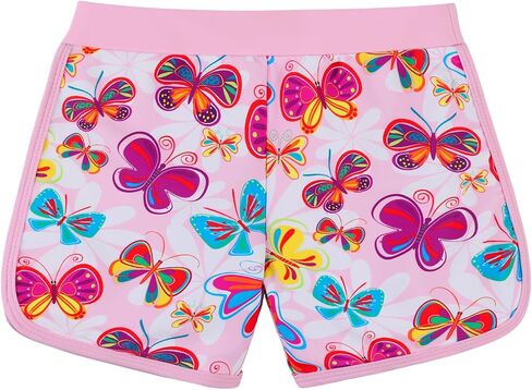 Girls Rash Guard Swimsuit من قطعتين بدلة السباحة UPF 50+ Sun Proction Short Summer Beach Swimwear Size 5-14 Years in Kuwait