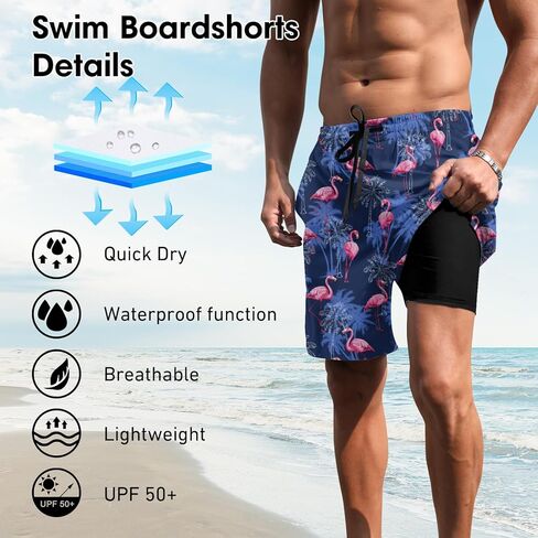 ألسيستر رجال سباحة جذوع السباحة مع ضغوط البطانة بدلة السباحة الصيفية in Kuwait