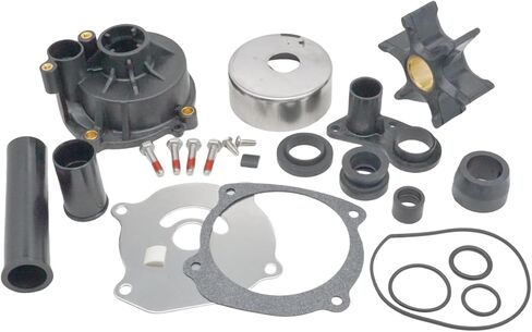 Boat Marine 5001595 Water Pump Impeller Kit with Housing for Johnson Evinrude V4 V6 V8 75 90 105 115 120 130 135 140 150 175 200 225 250 HP Outboard Motor Replace 435929 18-3315 in Saudi Arabia
