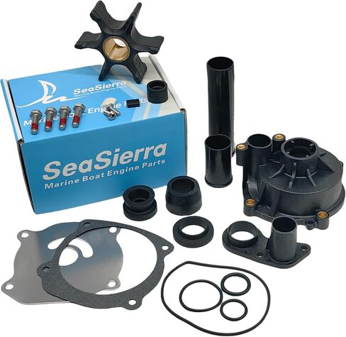 Boat Marine 5001595 Water Pump Impeller Kit with Housing for Johnson Evinrude V4 V6 V8 75 90 105 115 120 130 135 140 150 175 200 225 250 HP Outboard Motor Replace 435929 18-3315 in Saudi Arabia