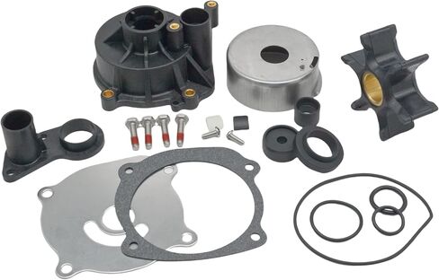 Boat Marine 5001595 Water Pump Impeller Kit with Housing for Johnson Evinrude V4 V6 V8 75 90 105 115 120 130 135 140 150 175 200 225 250 HP Outboard Motor Replace 435929 18-3315 in Saudi Arabia