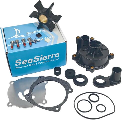 Boat Marine 5001595 Water Pump Impeller Kit with Housing for Johnson Evinrude V4 V6 V8 75 90 105 115 120 130 135 140 150 175 200 225 250 HP Outboard Motor Replace 435929 18-3315 in Saudi Arabia