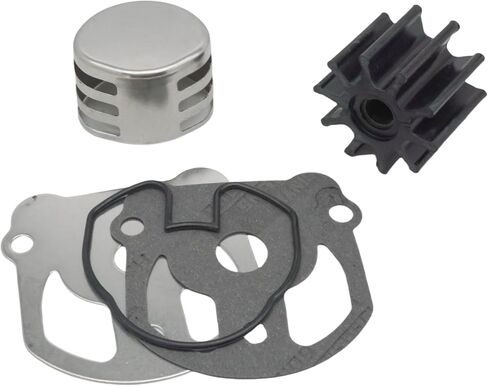 Boat Marine 5001595 Water Pump Impeller Kit with Housing for Johnson Evinrude V4 V6 V8 75 90 105 115 120 130 135 140 150 175 200 225 250 HP Outboard Motor Replace 435929 18-3315 in Saudi Arabia