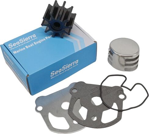 Boat Marine 5001595 Water Pump Impeller Kit with Housing for Johnson Evinrude V4 V6 V8 75 90 105 115 120 130 135 140 150 175 200 225 250 HP Outboard Motor Replace 435929 18-3315 in Saudi Arabia