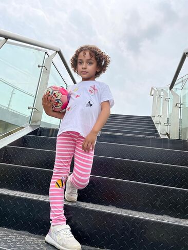 Emaofun Girls and Choilers 'Cotton Stretch Leggings ، 3T-7T ، Pack of 3 in Kuwait