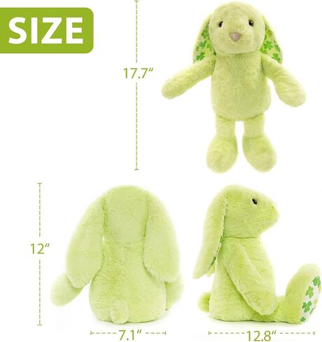 WEIGEDU Stuffed Bunny, Soft Rabbit Bunny Stuffed Animals Plush Toy for Kids Boys Girls Babies Birthday Easter Christmas Bedtime Gift, 17.3 inches, Beige in Saudi Arabia