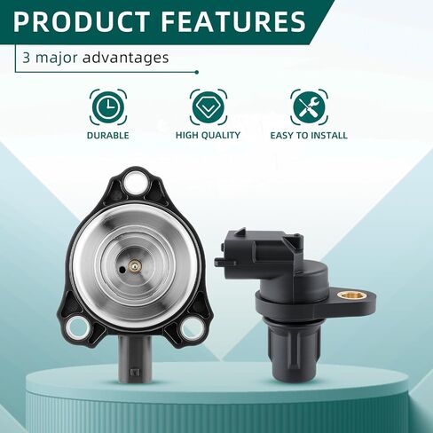 Autokay 4 Set PC Camshaftaint Sensor ومجموعة ملفات الألفية المغناطيسية الضباط الملائمة لـ Mercedes-Benz C CLK CLS E G GL GLK ML S SL SLK 2005-2015 Re#2720510077 2720510177 0009050443 0041530728 in Saudi Arabia