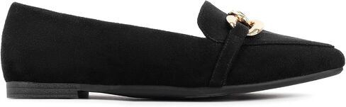 MUSSHOE Women's Loafers Comfortable Fashion Chain Flats Shoes for Women in Saudi Arabia