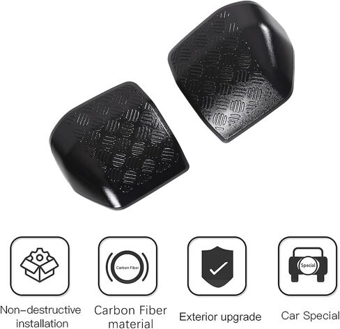 PIUGILH Rearview Mirror Cover Compatible with Land Rover Defender 2020 2021 2022 2023 2024, ABS Rearview Mirror Anti-scratch Protection Trim, 2Pcs in Saudi Arabia