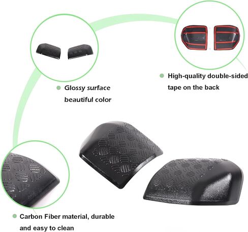 PIUGILH Rearview Mirror Cover Compatible with Land Rover Defender 2020 2021 2022 2023 2024, ABS Rearview Mirror Anti-scratch Protection Trim, 2Pcs in Saudi Arabia