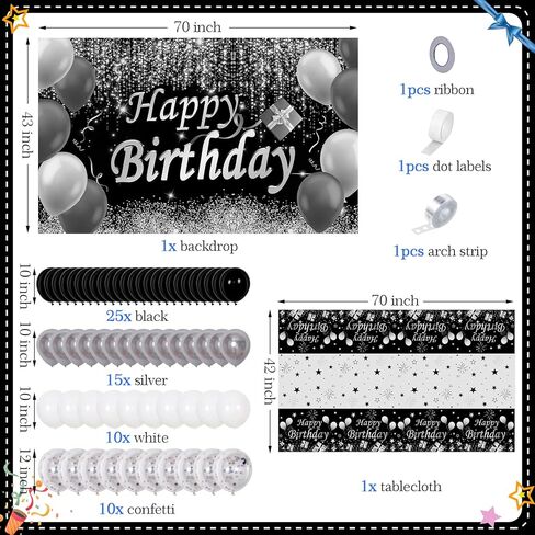 بالونات زينة عيد ميلاد زرقاء مع مفرش طاولة، خلفية عيد ميلاد سعيد in Kuwait