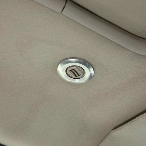 Car Aluminum Alloy Top Roof Speaker Audio Surround Cover Trim Ring, Roof Microphone Cover Interior Accessories fit for Hummer H2 2003-2007 (Red) in Saudi Arabia