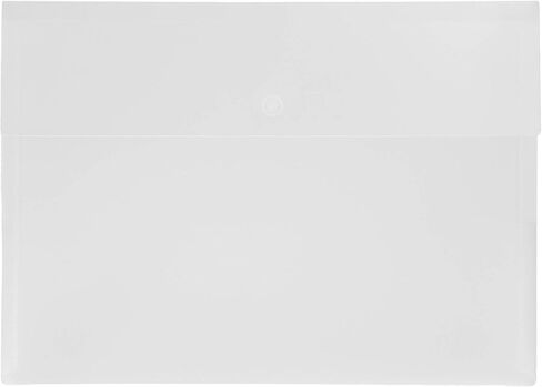 File Folder Plastic Envelopes Poly Envelopes Folder File Bags Clear Waterproof Document Folders with Snap Button Closure for School Home Work Office Supplies A4 Size 10 Pack (Black) in Saudi Arabia