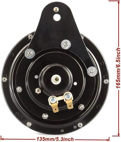 CNC Billet Aluminum Horn Cover for Harley Big Twin, Street Glide,Road King, Electra Tour Glide CVO, 1991-2024 (Beveled style, BLACK) in Saudi Arabia