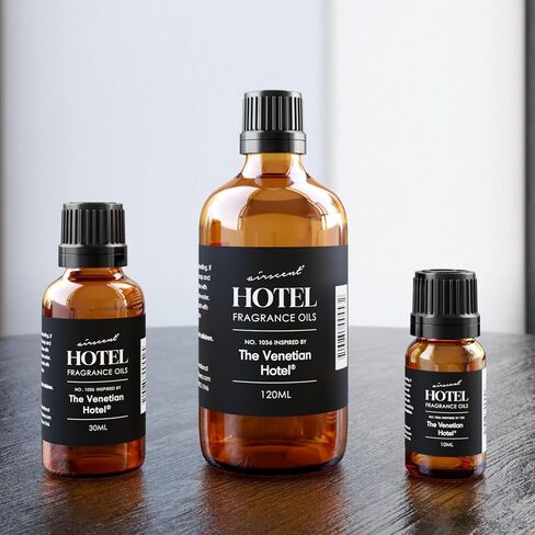 AirScent Hotel Diffuser Oil Inspired by The Venetian Hotel Scent - Premium Fragrance Oil No. 1036 for Ultrasonic and Waterless Diffusers and Crafting - 10 mL, 0.34 fl oz Glass Bottle with Dropper in Saudi Arabia