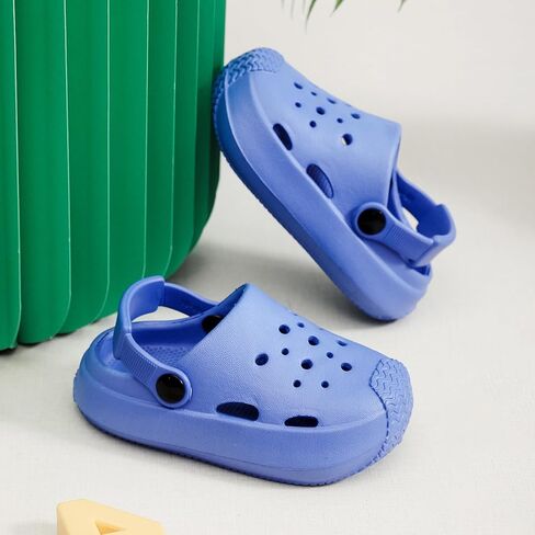 Onngaku الأطفال الصغار قباقيب طفل الفتيات الفتيان الصنادل لطيف حديقة قباقيب أحذية ماء الانزلاق على الشاطئ بركة الشرائح النعال in Kuwait