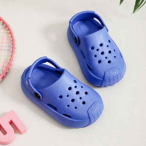 Onngaku الأطفال الصغار قباقيب طفل الفتيات الفتيان الصنادل لطيف حديقة قباقيب أحذية ماء الانزلاق على الشاطئ بركة الشرائح النعال in Kuwait