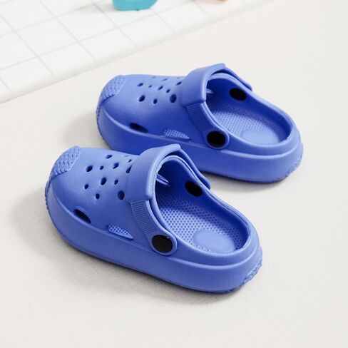 Onngaku الأطفال الصغار قباقيب طفل الفتيات الفتيان الصنادل لطيف حديقة قباقيب أحذية ماء الانزلاق على الشاطئ بركة الشرائح النعال in Kuwait