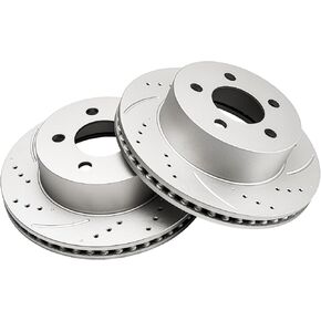 KAC - دوارات فرامل القرص | مجموعة الفرامل لجيب 1999-2006 Wrangler ، Jeep 1999-2001 Cherokee Automotive Brake Brake Rotors ، 5396