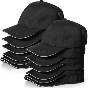 Pcs Kids Baseball Caps Adjustable Plain Baseball Hats Cotton Blank Hats Bulk for Girls Boys Sport Team
