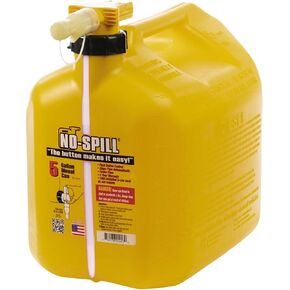 No-Spill NSP-1460, 5 Gallon Gas Can for Fuel with View Stripe,Red