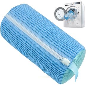 Shoe Washing Machine Bag,Shoe Laundry Bag for Washer and Dryer,Reusable Shoe Cleaning Bag for Sneakers,Tennis Shoes,Shoe Washer with Self-locking Zipper,Microfiber inside, Include Shoe Storage Bag