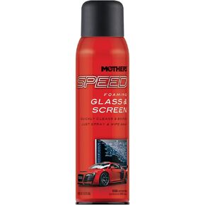 Mothers 16619 Speed Foaming Glass & Screen Cleaner, 19 oz.