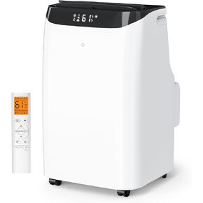 12000 BTU Portable Air Conditioners Cools Up to 500 Sq.Ft, Portable AC Unit with Cool, Dry, Fan Modes, Standing AC Unit with Remote Control and Installation Kit