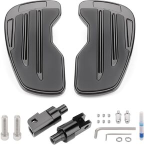 Motorcycle Rider Floorboards, Driver Footboard, Front Footpegs, Wide Footrest, Front Foot Rest Fits for Honda Gold Wing GL1800/Goldwing GL1800 F6B 2001-2024