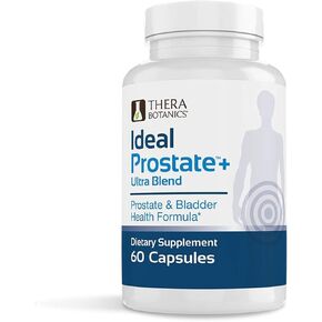 Advanced Men's Prostate Support by Ideal Prostate Plus Ultra with Reishi Mushroom, Saw Palmetto, Lycopene and More for Natural Relief