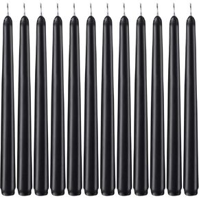 10 Inch White Taper Candles, 20 Pack Unscented Candlesticks for Wedding Christmas Seasonal Celebration and Daily Home Decoration