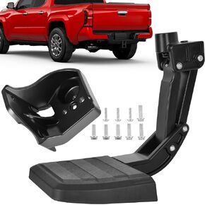 Rear Bed Step Tailgate Bedstep Compatible with Toyota Tacoma 2024 2025 Folding Truck Step Retractable Bumper Tailgate Step Replace # PT392-35920