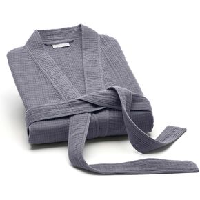 Boll & Branch Dream Robe - 100 ٪ من القطن العضوي - ناعم فائق وخفيف الوزن وتنفس وسبق تقلصه - للجنسين in Kuwait