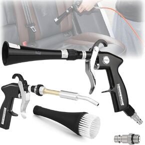 Saker Sakerplus Tornado Dry Cleaning Gun, Detailing Car Cleaning Gun Interior Dryer Air Blow Gun, High Pressure Blower Gun, Air Blower for Car Detailing, Quickly Blowing Out Dirt