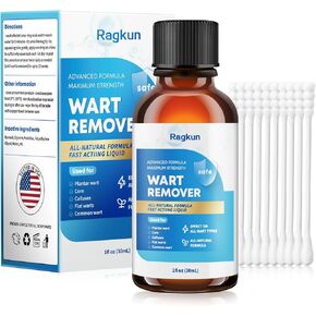 Fast Acting Wart Remover, Skin Tag Remover with Salicylic Acid, Skin Tag Removal Kit for Women Men, Wart Freeze Off for Plantar Warts, Flat, Common Wart, Corn,H Warts, Callus 30 ML