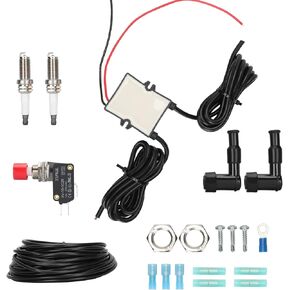 Flame Kit for Car Exhaust, Exhaust Flamethrower Kit,Exhaust Flame Throwing Kit,Suitable for Motorcycles、Cars, Comes with Installation Parts and Instructions