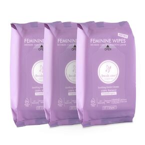 Feminine Wipes - Natural pH Balanced Intimate Wipes for women | Aloe Vera, Chamomile | Feminine Hygiene Wipes for Sensitive Skin, Travel, & Daily Use