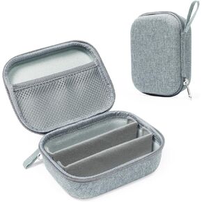 Bukere Travel Sunglasses Organizer Glasses Case, 3 Adjustable Slot for Multiple Eyeglasses, Hard Eyewear Box for Men Women