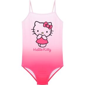 Hello Kitty Anime Girls Bathing Suit Kawaii Swimwear Stretchy Swimsuit for Beach Pool