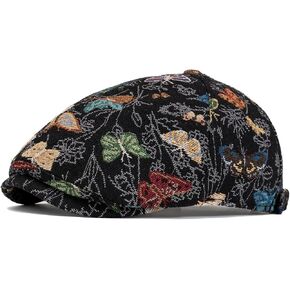 Quanhaigou Newsboy Flat Cap, Men's Vintage Gatsby Ivy Cabbie Hat, Beret Golf Driving Hats in Saudi Arabia