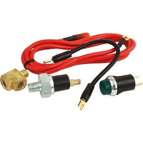 QuickCar Racing Products 61-719 Green Lens Fuel Pressure Warning Light Kit