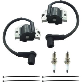 2 مجموعات من 21171-0743 مجموعة ملفات الإشعال متوافقة مع Kawasaki FR541V FR651V FR600V FR730V FR691V FX751V FX801V Series Engine استبدال 21171-0738 21171-0711