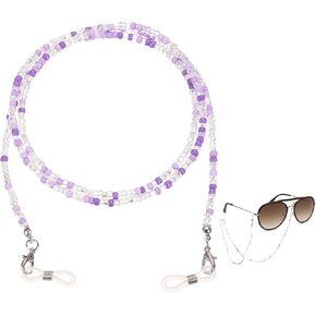 uxcell Eyeglass Chains for Women, Eyeglass Holder Bead Chains Adjustable Sunglasses Lanyards Holder Chains for Glass