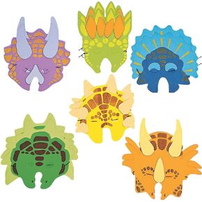 Child Size Foam Dinosaur Masks for Party Apparel Accessories and Halloween Costume