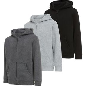 Pure Champ Boys 3 Pack up Hoodie Fleece Long Sleeve Essentials Hoodie للأولاد Athletic Kids Size 4-20