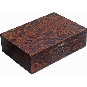 Walnut Color Watch Box Jewelry Box, Handcrafted for Keepsakes, Father's Day, Mother's Day, Anniversaries, Christmas, Valentine's Day Box (Watch Box-11 * 11cm)