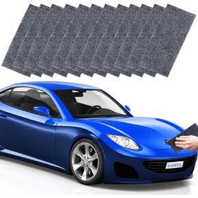 12PCS Nano Sparkle Cloth for Car Scratch Remover, Microfiber Magic Cloth to Repair Light Scratches Remove Water Spots and Polish Car Paint Glass Interior Plastic Metal Surfaces