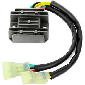 SCITOO Rectifier Regulator Compatible with 1991-1997 for Honda FourTrax 200 Voltage Regulator Rectifier 31600-HF1-670
